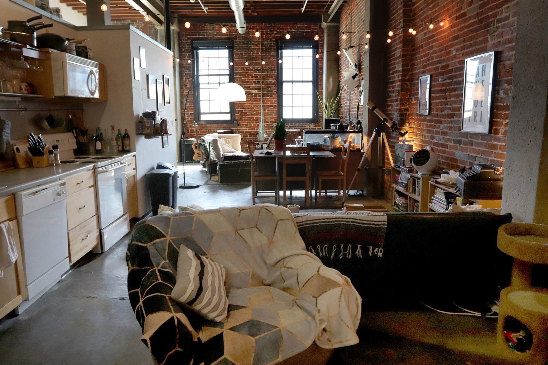 At Home in a Downtown loft